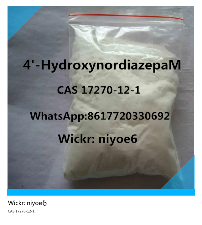 Manufacturer Supply 99% Benzodiazepine Powder 4'-HydroxynordiazepaM Powder White Solid Powder CAS 17270-12-1 Wickr: niyoe6