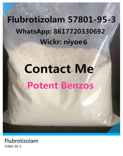 Buy Strong Benzos Flubrotizolam for Sedatives CAS 57801-95-3 Wickr: niyoe6